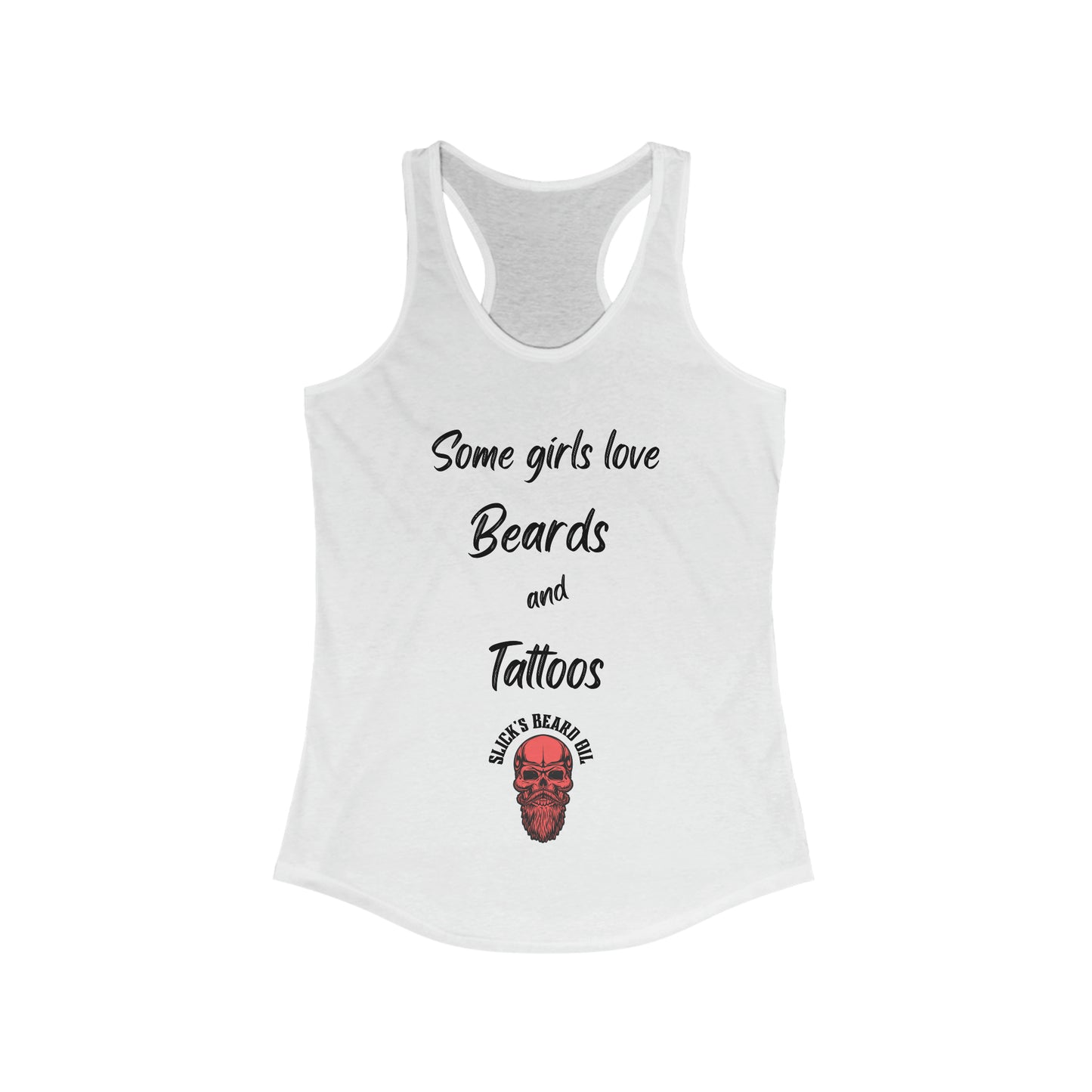 Women's Beards and Tattoos Razorback Tank