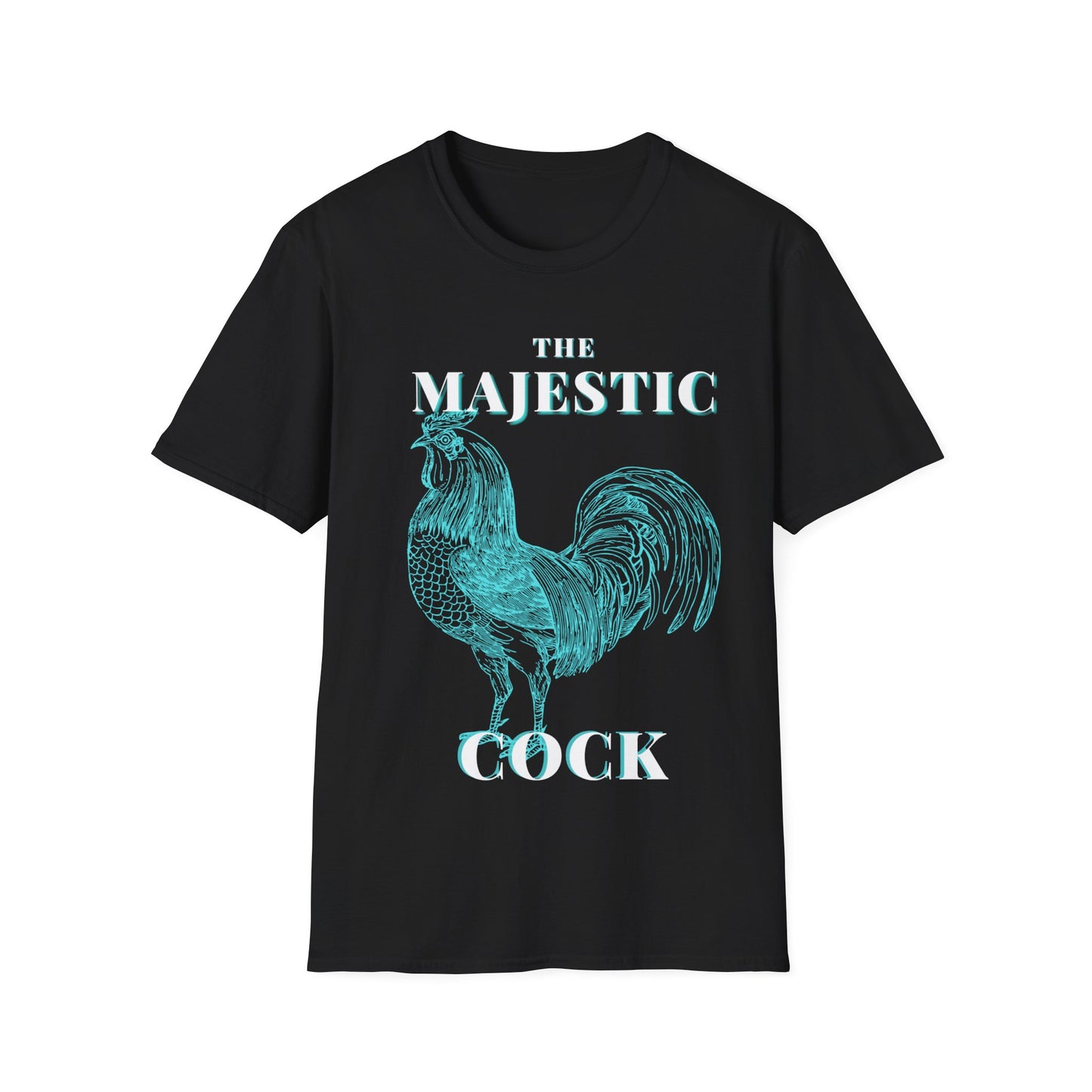 Majestic Cock t shirt for chicken dads