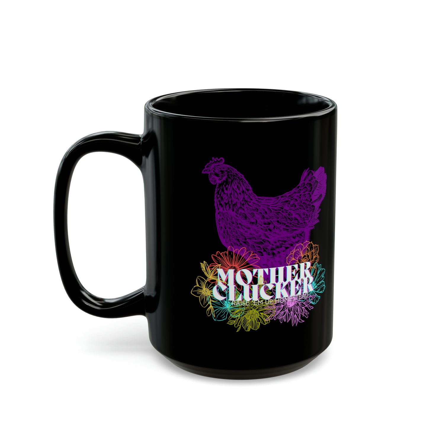 Mother Clucker 11oz Black Mug