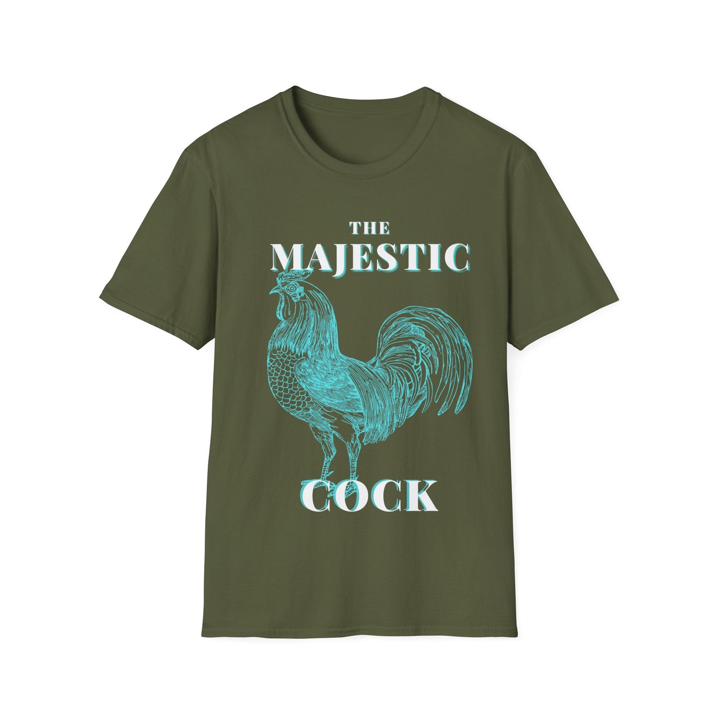 Majestic Cock t shirt for chicken dads