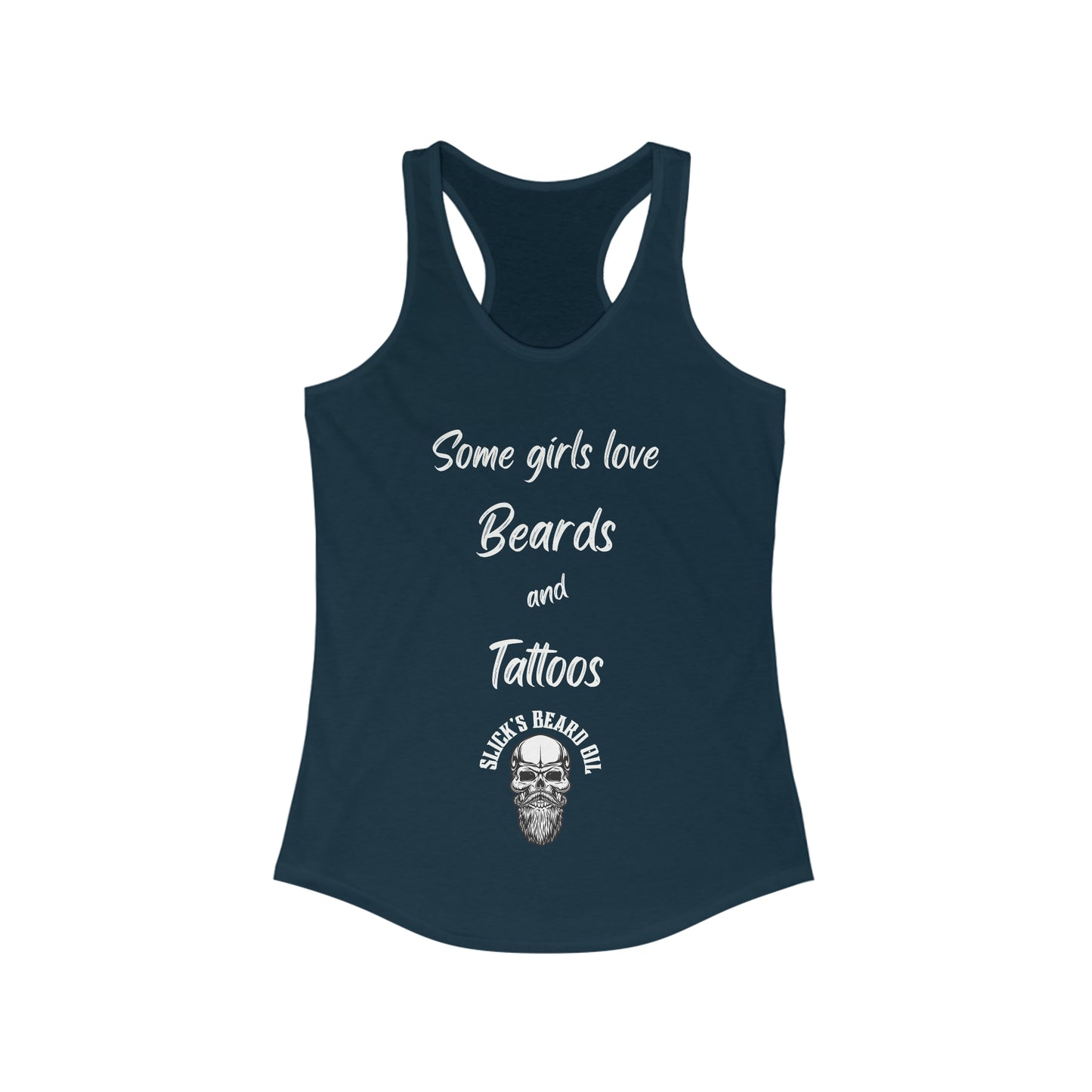 Women's Beards and Tattoos Razorback Tank