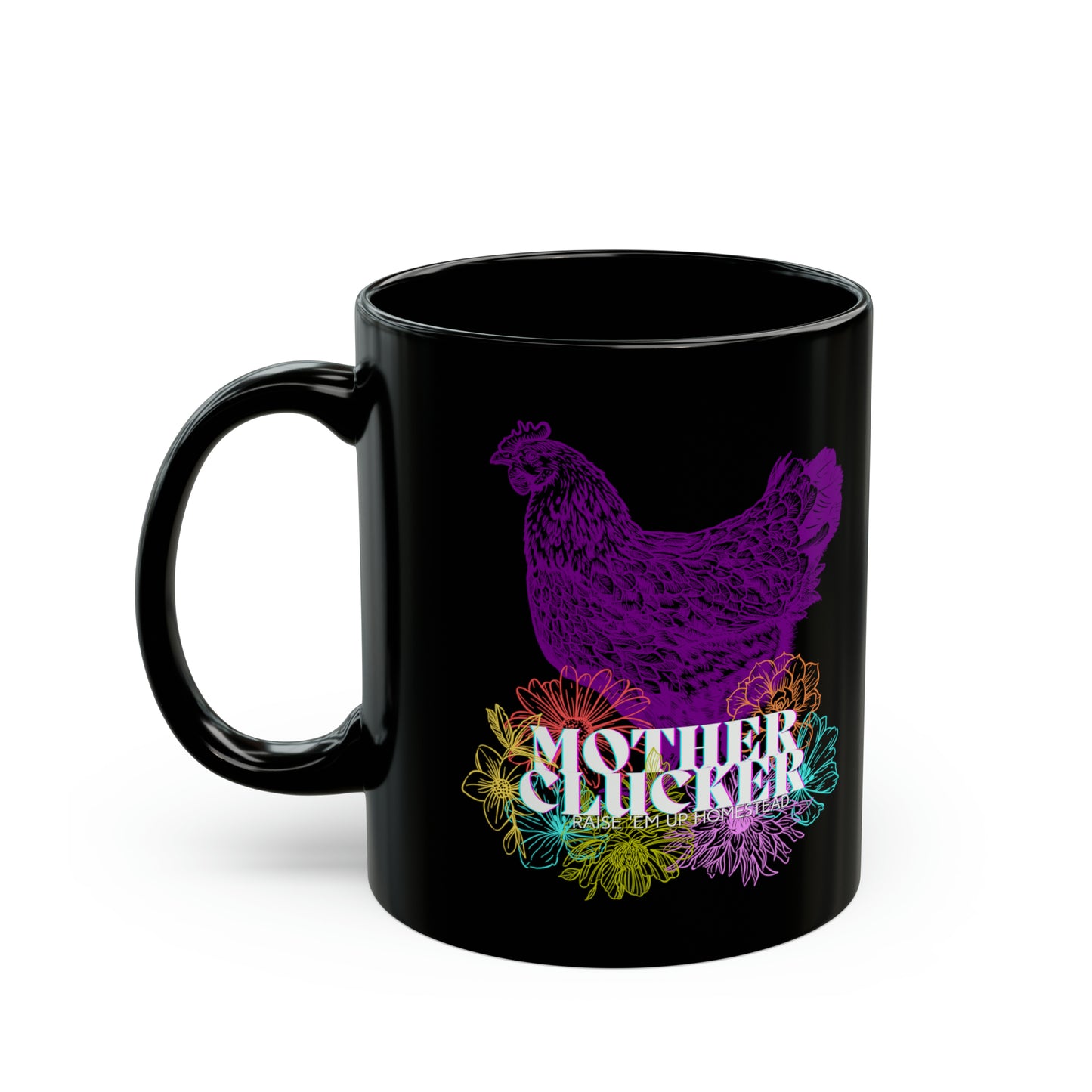 Mother Clucker 11oz Black Mug